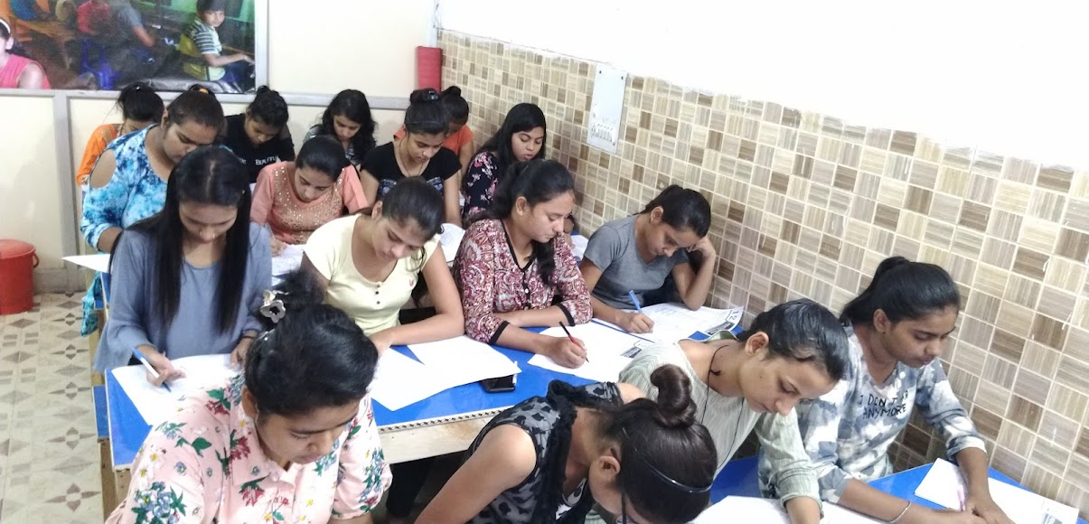 Students writing Shorthand